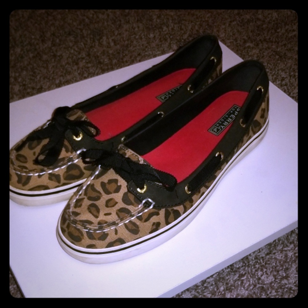 Cheetah Print Top-sider Sperry's